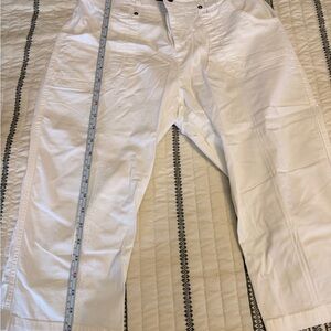 Lee White Relaxed-Fit Pants